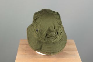 Vtg Men ' s 1940s WWII British Army Boonie Uniform Hat 7 1/2 40s WW2 6069h 5