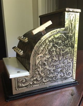 Wonderful Benjamin Franklin Toy Cash Register Made By South Bend Toy Company