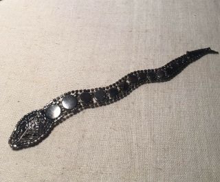 Butler & Wilson Vintage Rhinestone Pearl Rare Serpent Snake Pin 11 