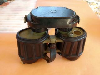 Vintage Military Binocular Zrak Rd 7x40 Yugoslavia (carl Zeiss Jena Licence)