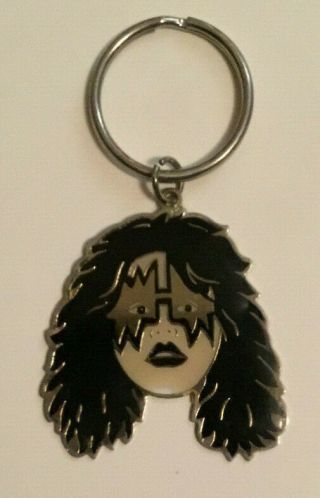 Kiss 1978 Vintage Ace Frehley Solo Key Chain Aucoin Rare