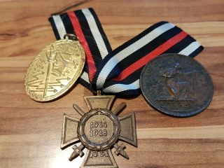 German War Merrit Cross Combatants,  Iron Time Medaille,  Kyffhäuser Medaille
