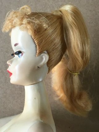 Vintage Blonde 3 Ponytail Barbie Doll 7