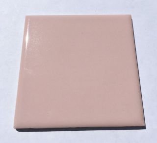Shell Pink 4x4 Vintage Ceramic Tile 