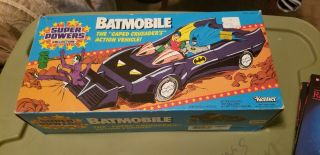 Powers Batmobile Kenner 1984 Rare - Vintage With Packing Cardboard