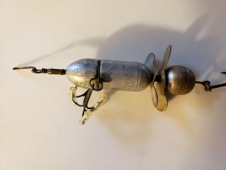 Antique Shakespear Rev.  Bass Size Tackle Really Old.  Really Unique Collectible.