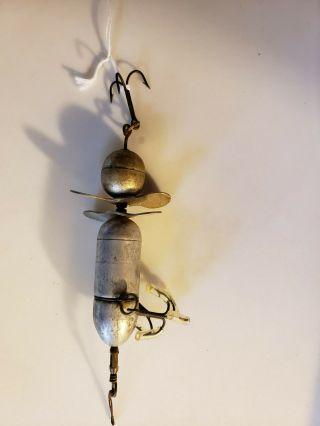 Antique Shakespear Rev.  Bass Size Tackle Really Old.  Really Unique Collectible. 4