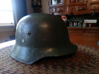 Ww 2 Hungarian M38 Helmet,  Shell Size 66/liner Size 66