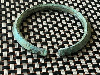 Ancient Roman Bronze Bracelet Circa 100 Ad Very Rare