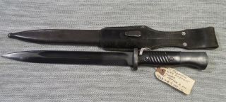 Ww2 German K - 98 Bayonet F.  Herder S Sn 1939 Serial 9794 - C World War Two Military