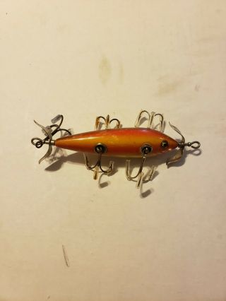 Heddon 150 5 - Hk Und Minnow Fishing Lure in Rainbow Cup Rig Glass Eyes 2