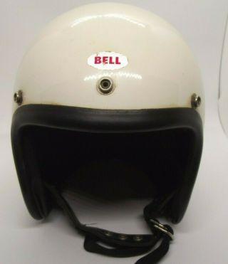 VINTAGE 1960s BELL TOPTEX MOTORCYCLE HELMET SNELL SIZE 6 7/8 11
