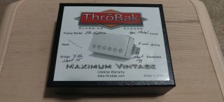 Throbak Max Vintage Er Custom Paf Pickup Usa Made Bridge Short Alnico V Magnet