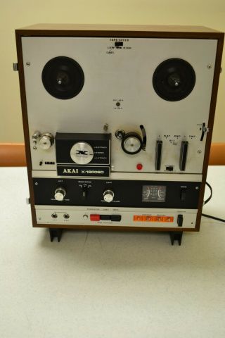Vintage Akai Cross - Field X - 1800sd Reel To Reel Player And Recorder Deluxe