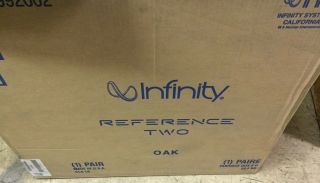 Infinity Reference Two 2 - way Bookshelf Speakers - (OAK) RARE VINTAGE 6