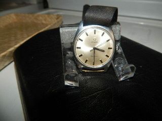 Vintage Men ' s Omega Geneve Water Proof Stainless Steel Watch Cal.  601 4