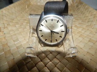 Vintage Men ' s Omega Geneve Water Proof Stainless Steel Watch Cal.  601 5