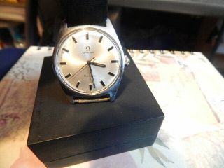 Vintage Men ' s Omega Geneve Water Proof Stainless Steel Watch Cal.  601 6