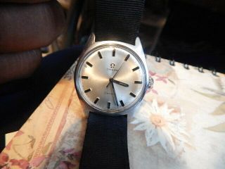 Vintage Men ' s Omega Geneve Water Proof Stainless Steel Watch Cal.  601 7