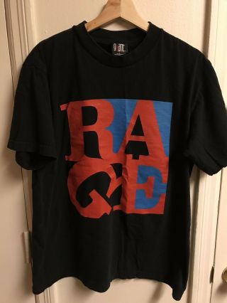 Rare Vintage Rage Against The Machine Shirt Size Large Love Park Very Rare