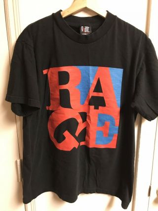 Rare Vintage Rage Against The Machine Shirt Size Large Love Park Very Rare 2