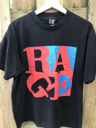 Rare Vintage Rage Against The Machine Shirt Size Large Love Park Very Rare 8