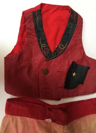 Vintage Hopalong Cassidy Girls Costume Collectable Western Cowboy Television 2