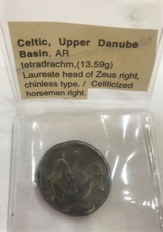 Ancient Celtic Coin From Upper Danube Basin,