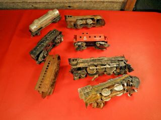 Antique Lionel Trains Locomotives Vintage Toy Trains Train Box Car Postwar Parts