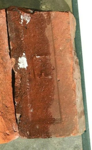 1890 FISHER ' S ISLAND BRICK MANUFACTURING Co.  ANTIQUE CLAY BRICK,  RARE FIND 3