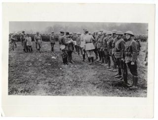 1918 French General Passaga 104th Infantry 26th Division Boucq France News Photo