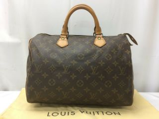 Auth Louis Vuitton Monogram Speedy 30 Hand Bag Vintage 9d250150kc