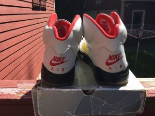 Nike air Jordan 5 V 1999 Retro Fire Red Size 10.  5 Perfect Vintage 4