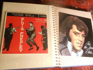 HTF Vintage 50,  Photos ELVIS PRESLEY IN CONCERT Photo Album SNAPSHOTS 10