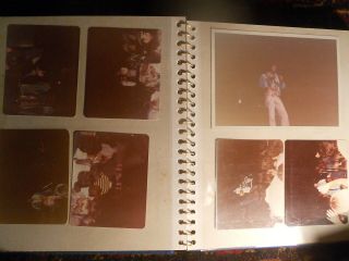 HTF Vintage 50,  Photos ELVIS PRESLEY IN CONCERT Photo Album SNAPSHOTS 6