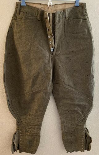 World War I Wool Army Pants Wwi