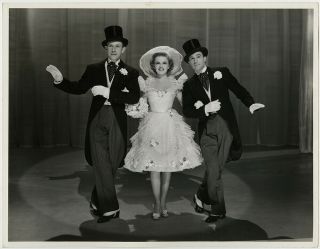 Judy Garland,  George Murphy,  Gene Kelly For Me & My Gal Vintage Photograph 1942