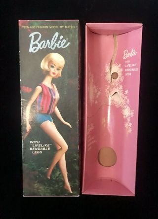 STUNNING Ash Blonde American Girl Barbie 1070 1965 7