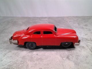 Rare/vintage " Puzzle Car " Red Sedan - 1950 