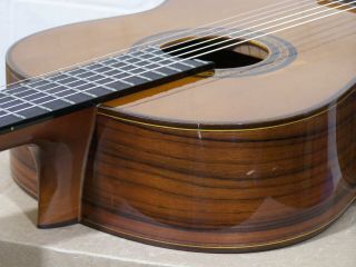 VINTAGE 70 ' s YAMAHA CLASSICAL GUITAR G - 245S SOLID SPRUCE TOP ROSEWOOD BACK/SIDES 10