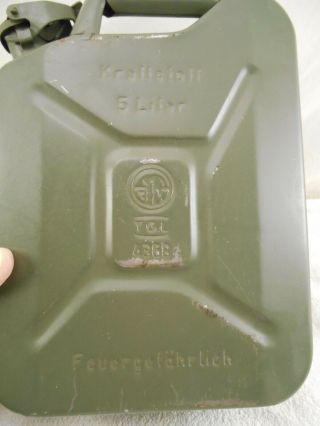 WW2 Germany Kraftstoff 5 Liter Jerry Cans and Decontamination Kit (TGL 4368) 6