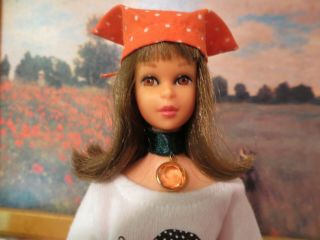 Vintage Francie Doll Brunette Straight Leg 6