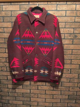 Vintage Men’s Pendleton Western Wear Southwest Wool Jacket Size L