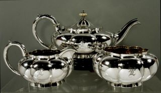 Howard & Co.  Sterling Tea Set 1907 York