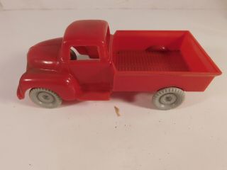 Vintage Marx Hard Plastic Freight Station/trucking Terminal Red Truck