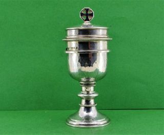 Vintage Sterling Silver Ciborium;arts & Crafts Faith Craft Ltd London 1937
