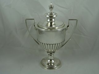 Rare George Iii Solid Silver Cup & Cover,  1813,  964gm