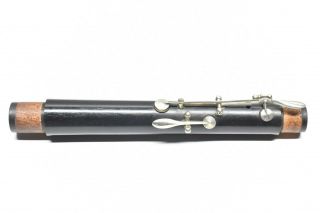 Vintage Simple System Irish Ebony Flute w/ Low B in C at A - 440hz European Make 6