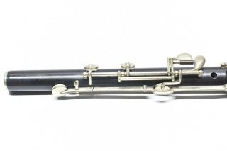 Vintage Simple System Irish Ebony Flute w/ Low B in C at A - 440hz European Make 9