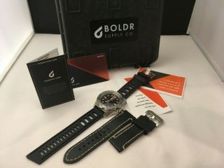 BOLDR Odyssey Vintage Black Limited Edition Watch Automatic Swiss Movement 500M 8